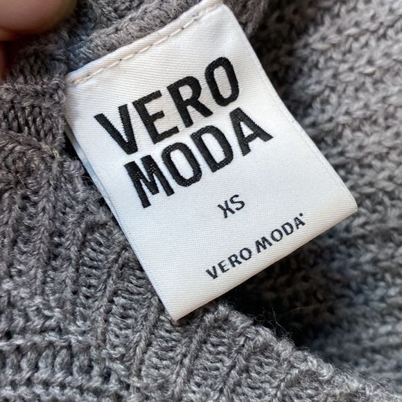 Vero Moda Green and Grey Long Sweater Sz XS - Picture 5 of 7